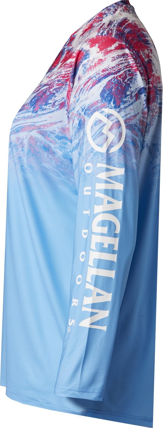 Magellan Outdoors Women's Realtree Aspect Ombre Plus Size Long Sleeve Top - view number 3