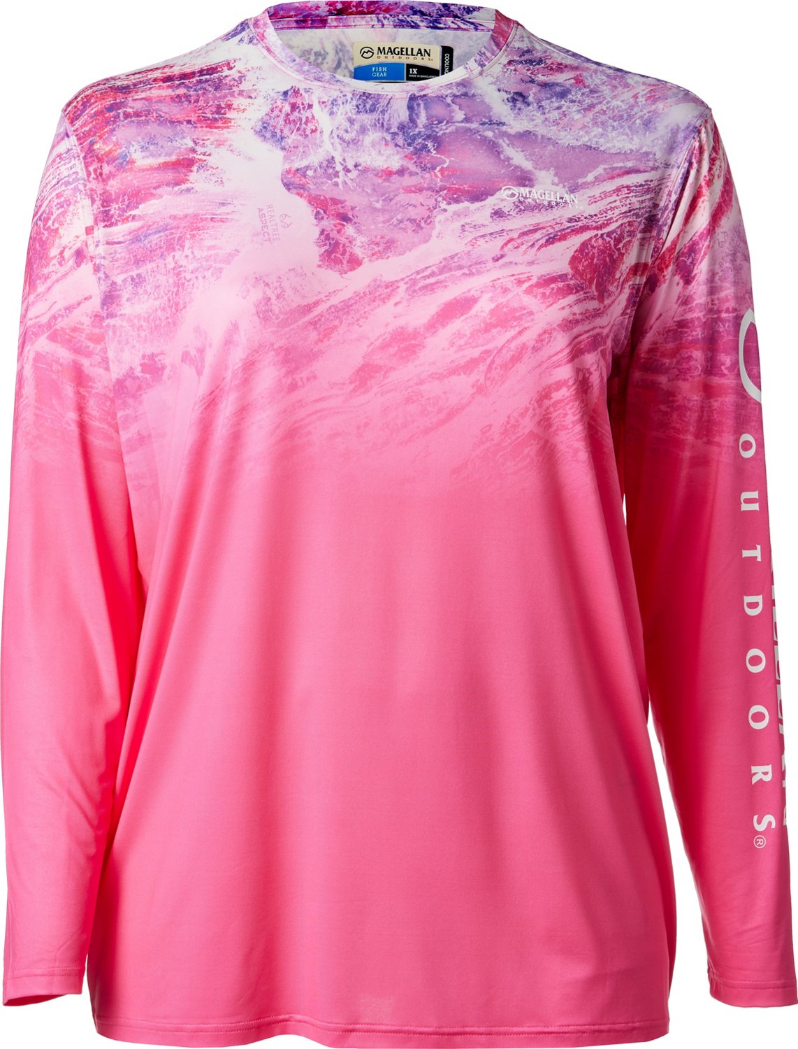 Magellan Outdoors Women's Realtree Aspect Ombre Plus Size Long Sleeve Top - view number 2