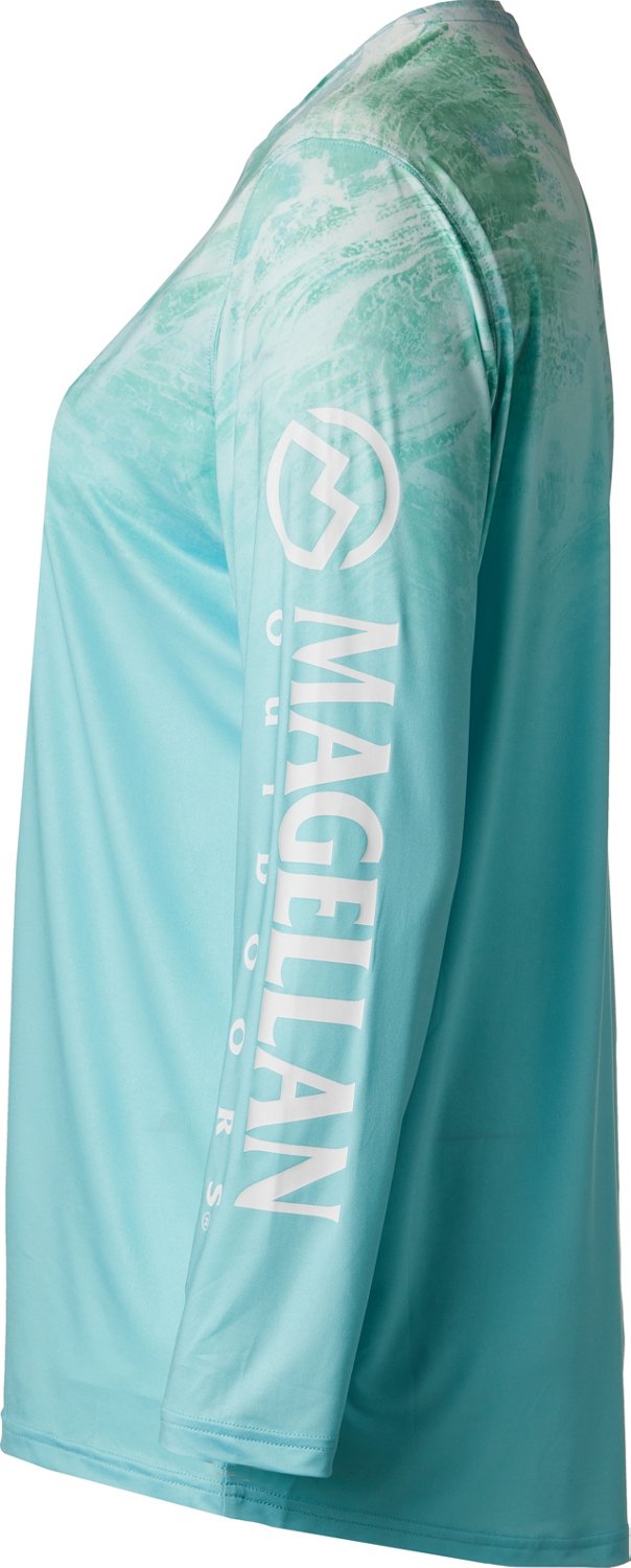 Magellan Outdoors Women's Realtree Aspect Ombre Plus Size Long Sleeve Top - view number 3
