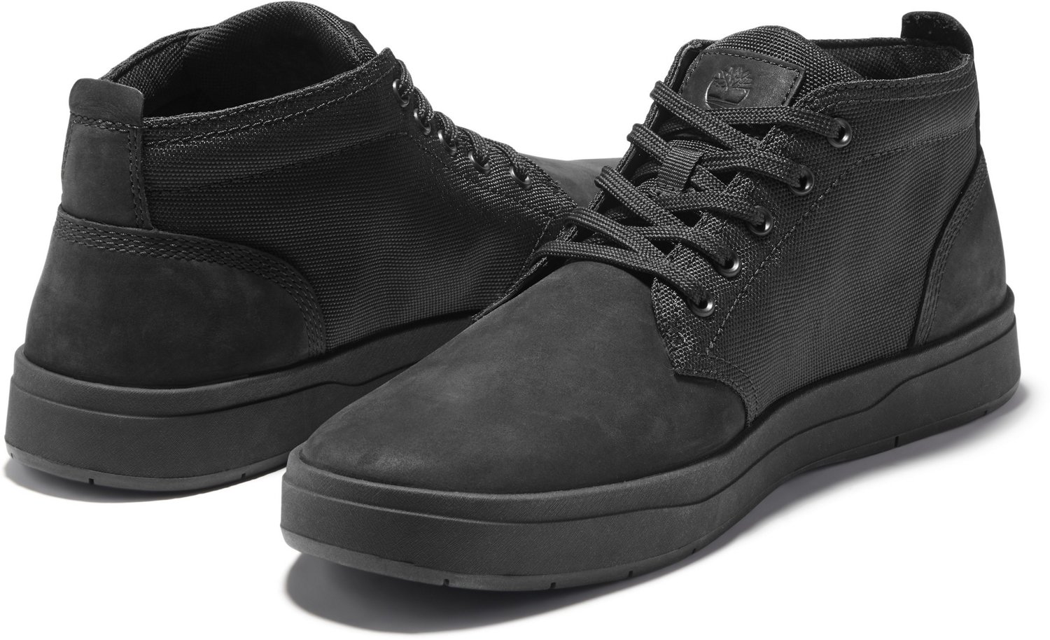 Timberland Men's Davis Square Fabric and Leather Chukka Boots