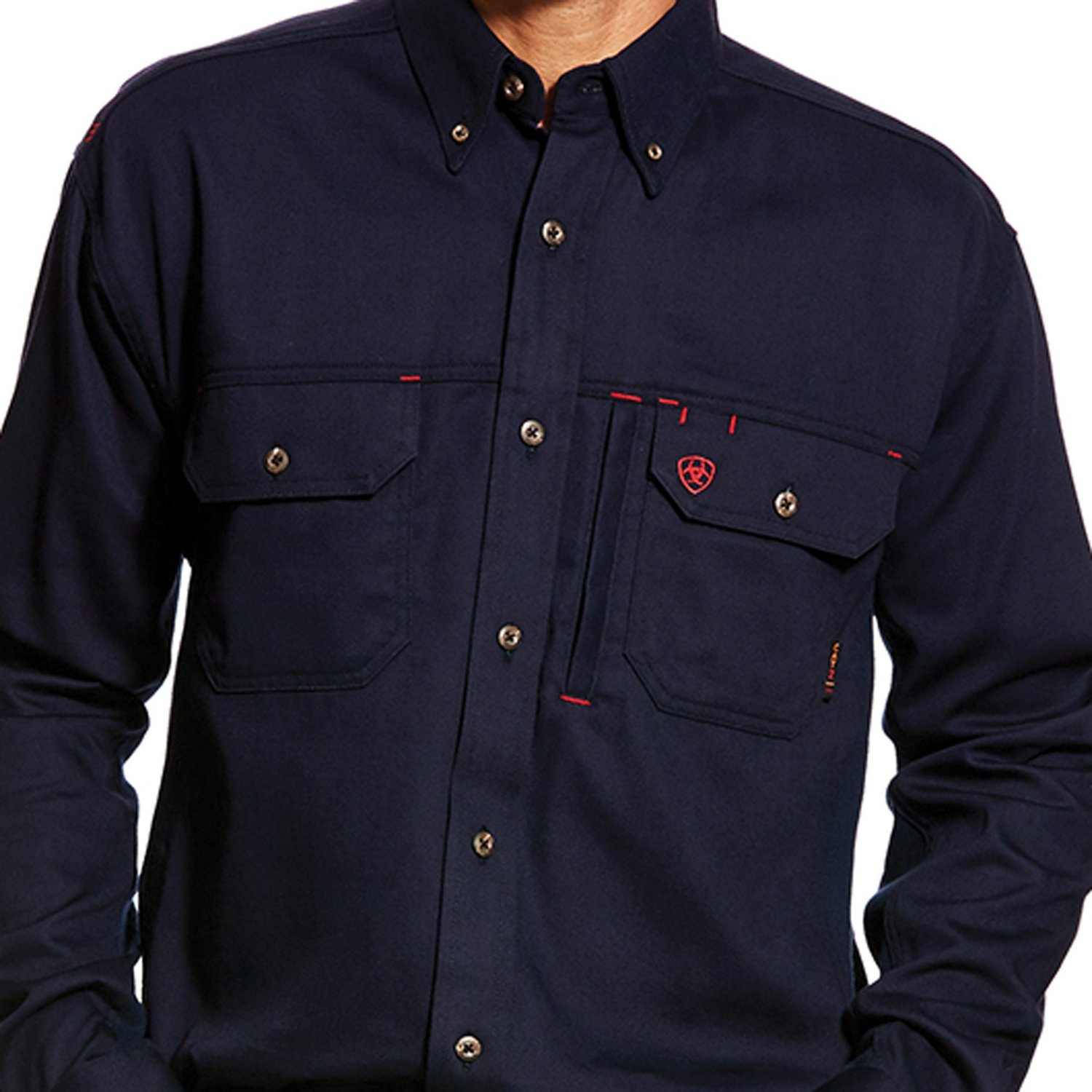 Ariat Men s FR Solid Vent Shirt Free Shipping at Academy