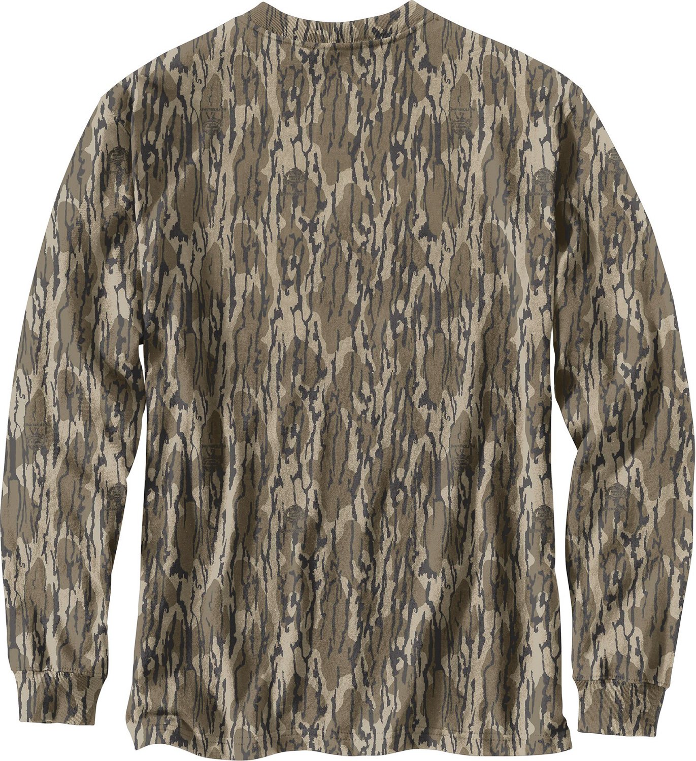 Carhartt Men's Loose Fit HW Camo Logo Long Sleeve T-shirt