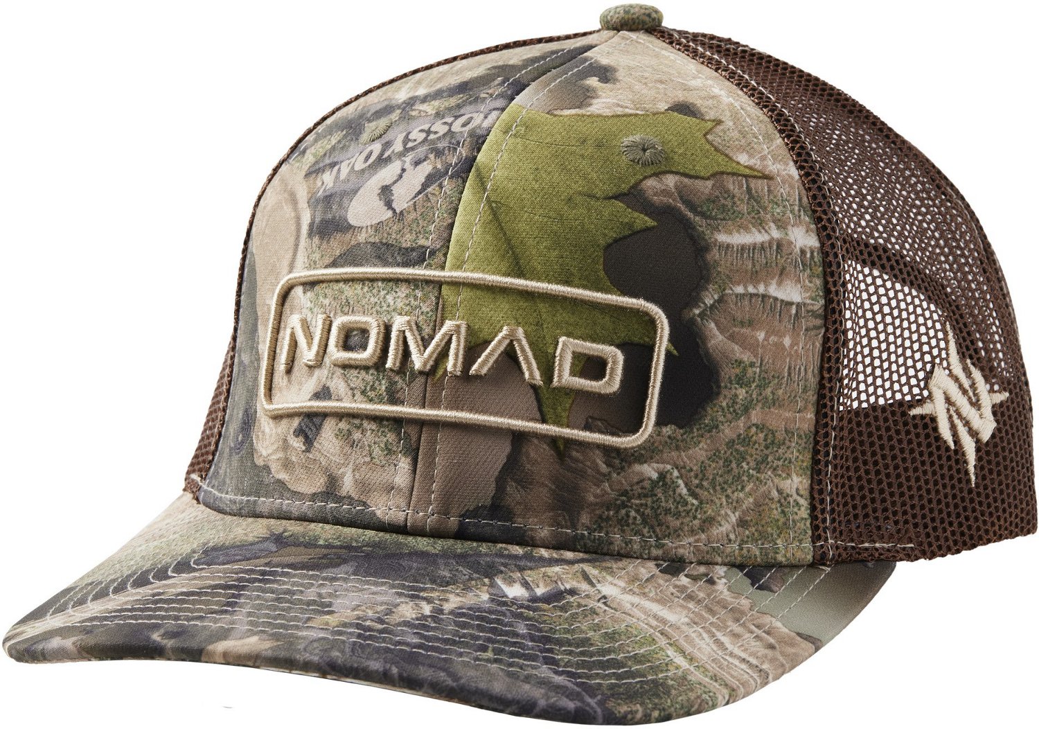 Nomad Men's Mossy Oak Droptine Camouflage Hunter Trucker Hat Academy