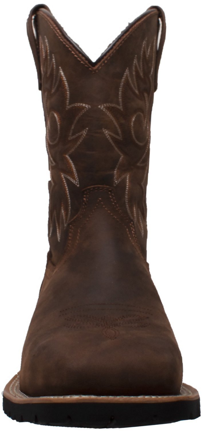 AdTec Men's Western Steel Toe 12 in Work Boots - view number 3