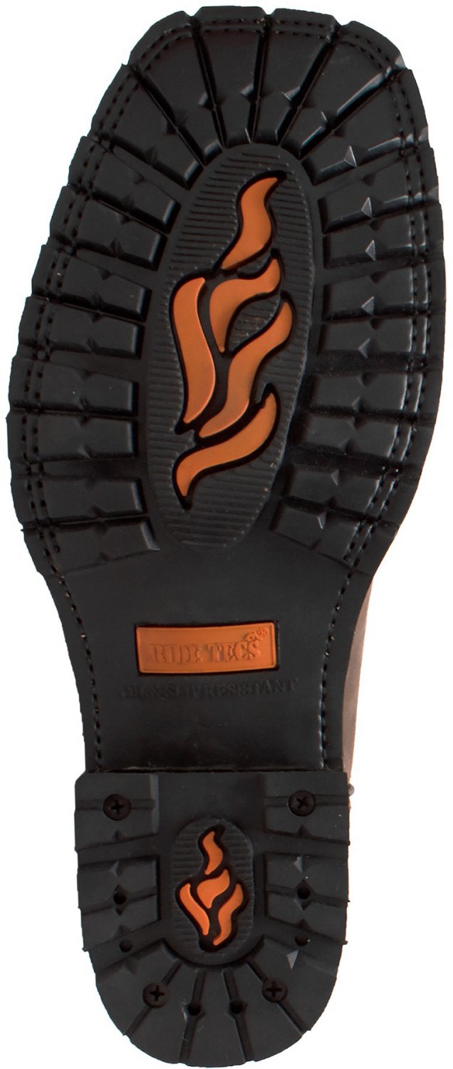 AdTec Men's Western Steel Toe 12 in Work Boots - view number 5