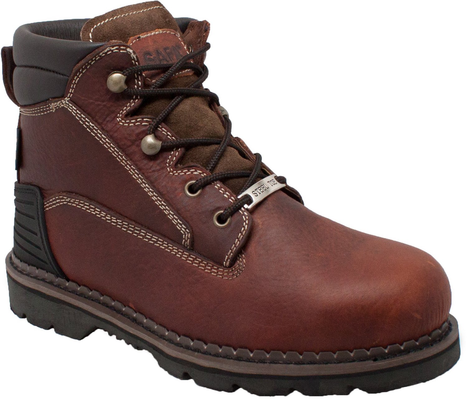 AdTec Men's 6 in Lace Up Steel Work Boots - view number 2
