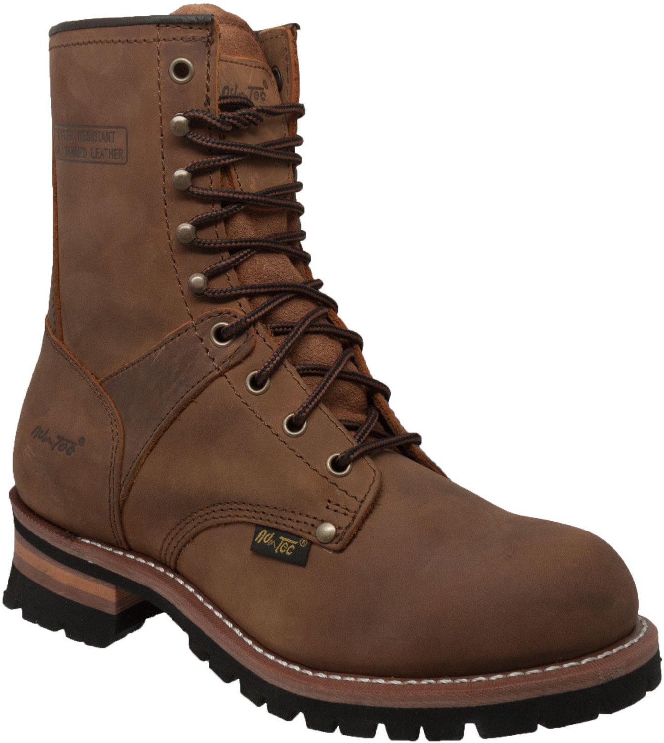 AdTec Men’s 9 in Crazy Horse Logger Work Boots - view number 2