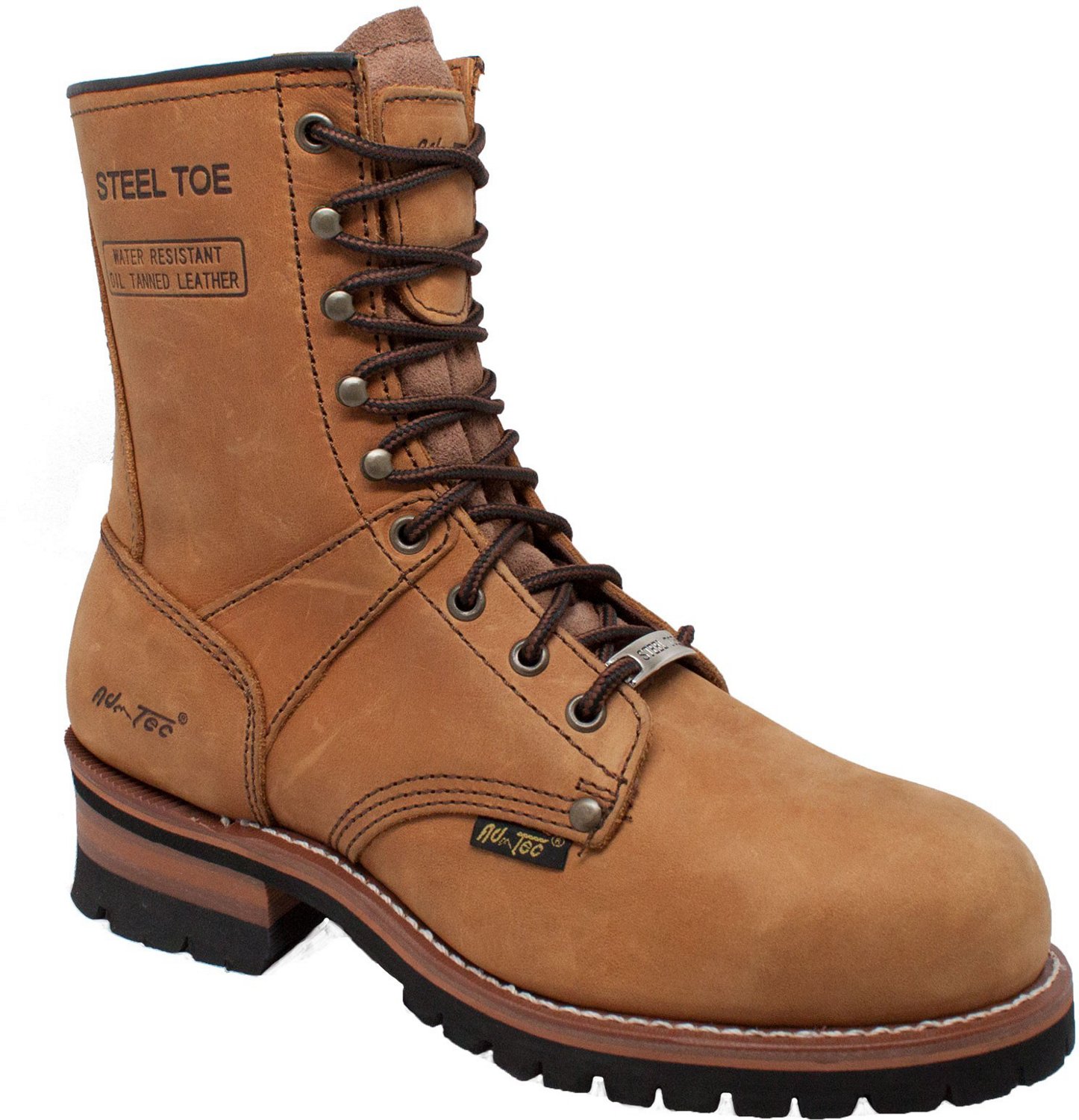 AdTec Men's Logger Steel Toe Work Boots - view number 2
