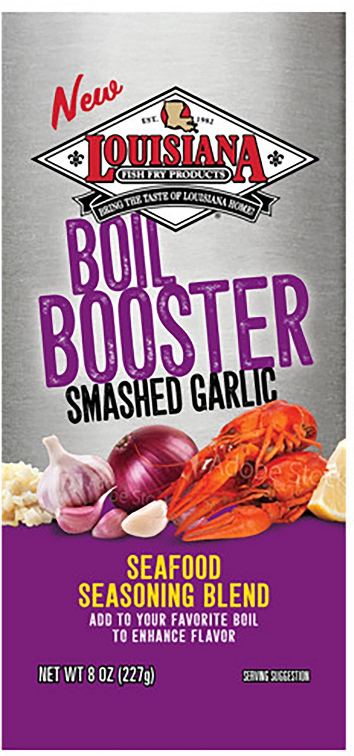 Louisiana Fish Fry Products Boil Booster Smashed Garlic 8 oz Seasoning                                                           - view number 1 selected