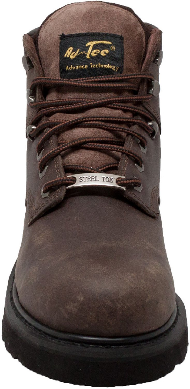 AdTec Men's 6 in Crazy Horse Steel Toe Work Boots - view number 3