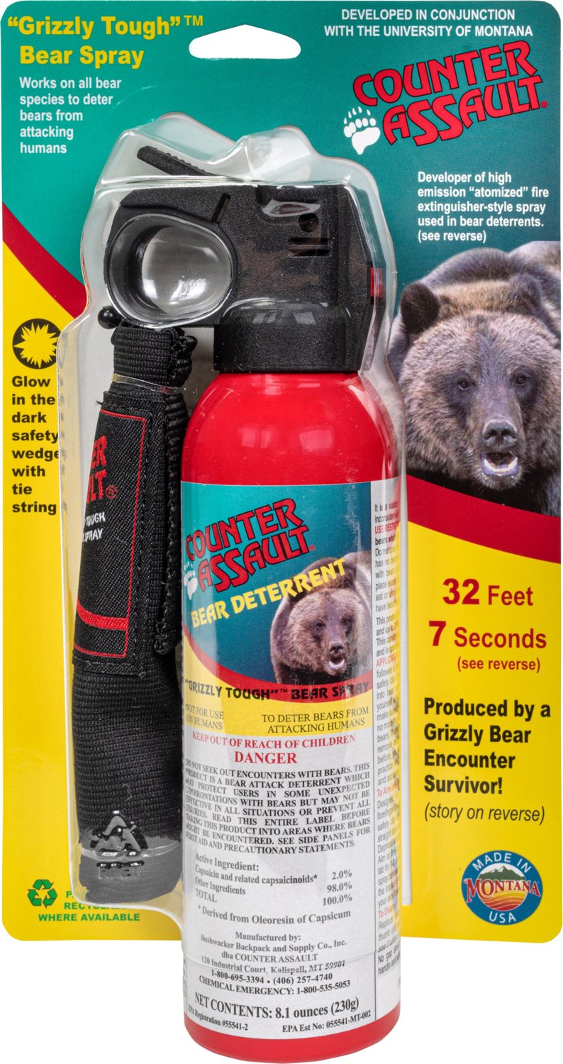 Counter Assault 32 ft 8 oz Bear Pepper Spray | Academy