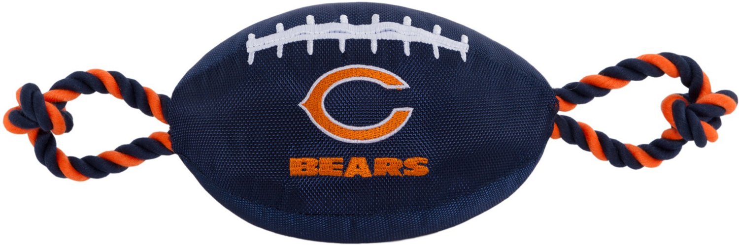 Pets First Chicago Bears Nylon Football Rope Dog Toy                                                                             - view number 1