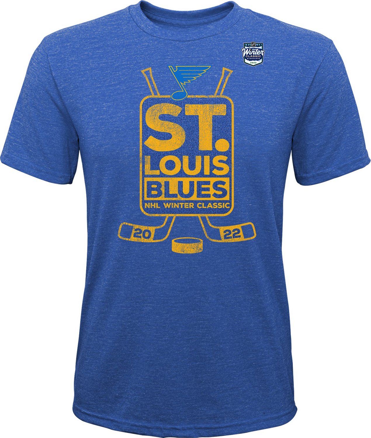Outerstuff Boys' St. Louis Blues Winter Classic '22 Vintage Graphic T-shirt