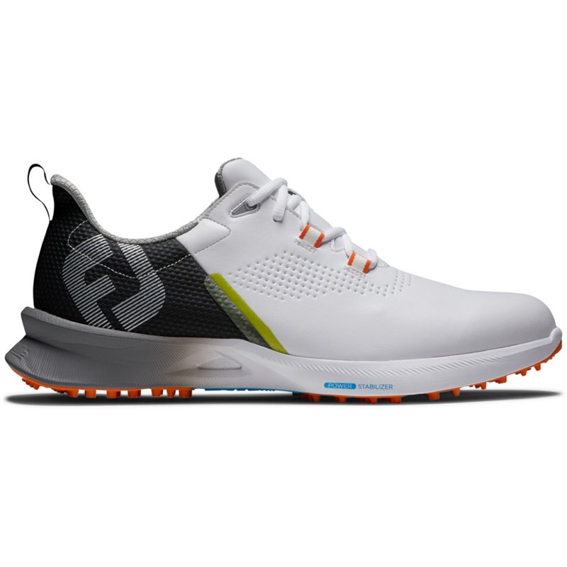 FootJoy Men's Fuel Spikeless Golf Shoes White/Black, 10.5 - Mens Golf Shoes at Academy Sports product image
