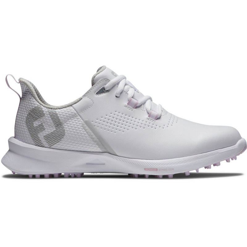 FootJoy Women's Fuel Spikeless Golf Shoes White/Green, 9 - Mens Golf Shoes at Academy Sports product image