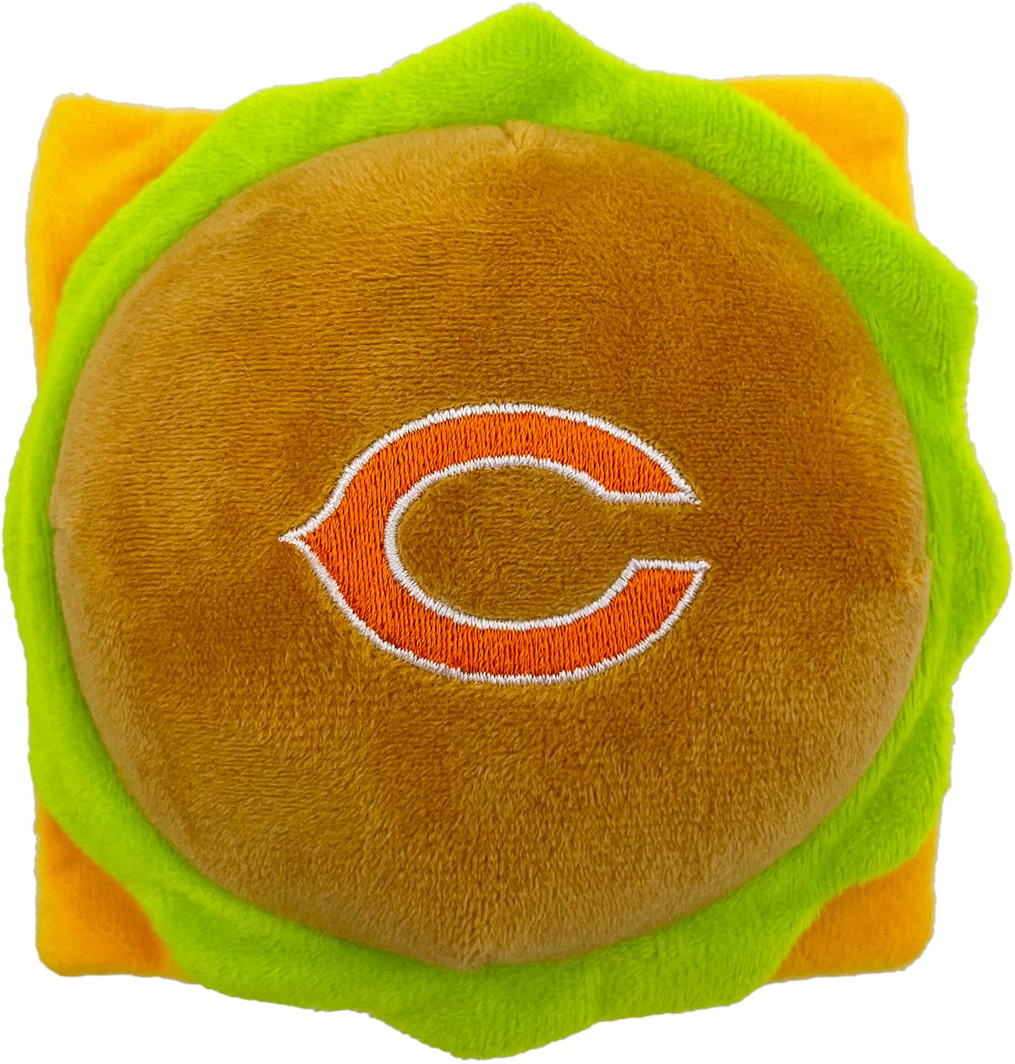Pets First Chicago Bears Hamburger Dog Toy                                                                                       - view number 2