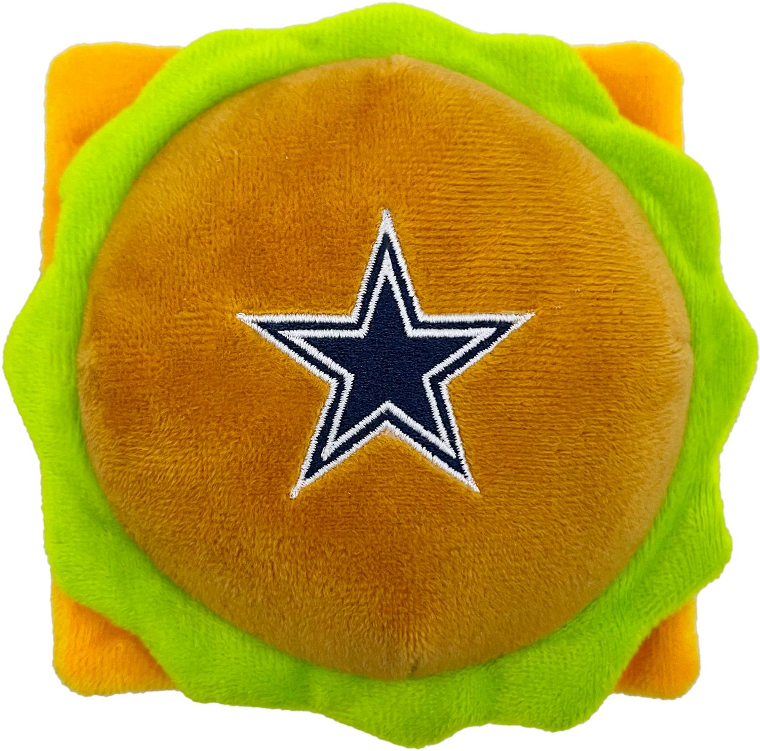 Pets First Dallas Cowboys Hamburger Dog Toy                                                                                      - view number 2