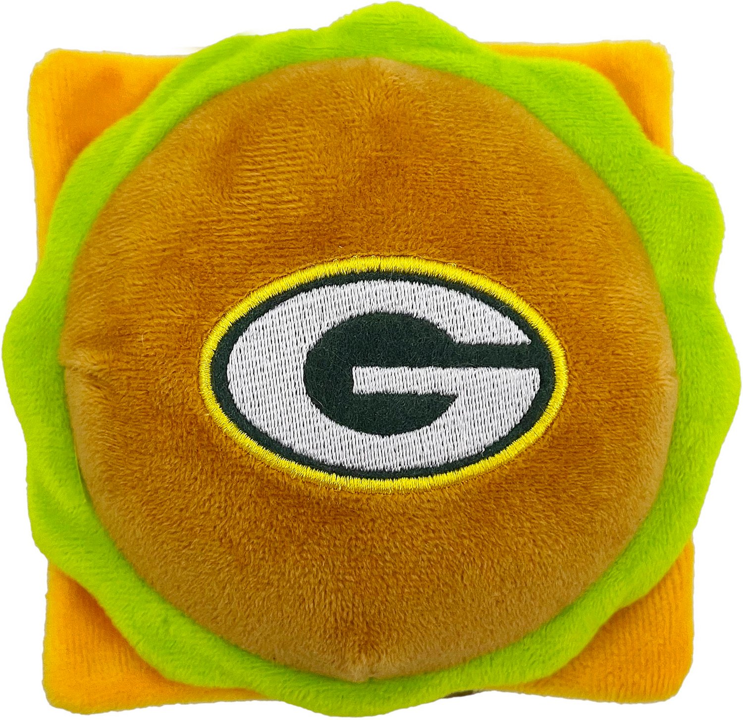 Pets First Green Bay Packers Hamburger Dog Toy - view number 2
