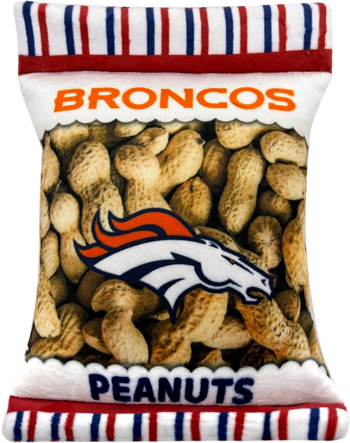 Pets First Denver Broncos Peanut Bag Dog Toy - view number 1