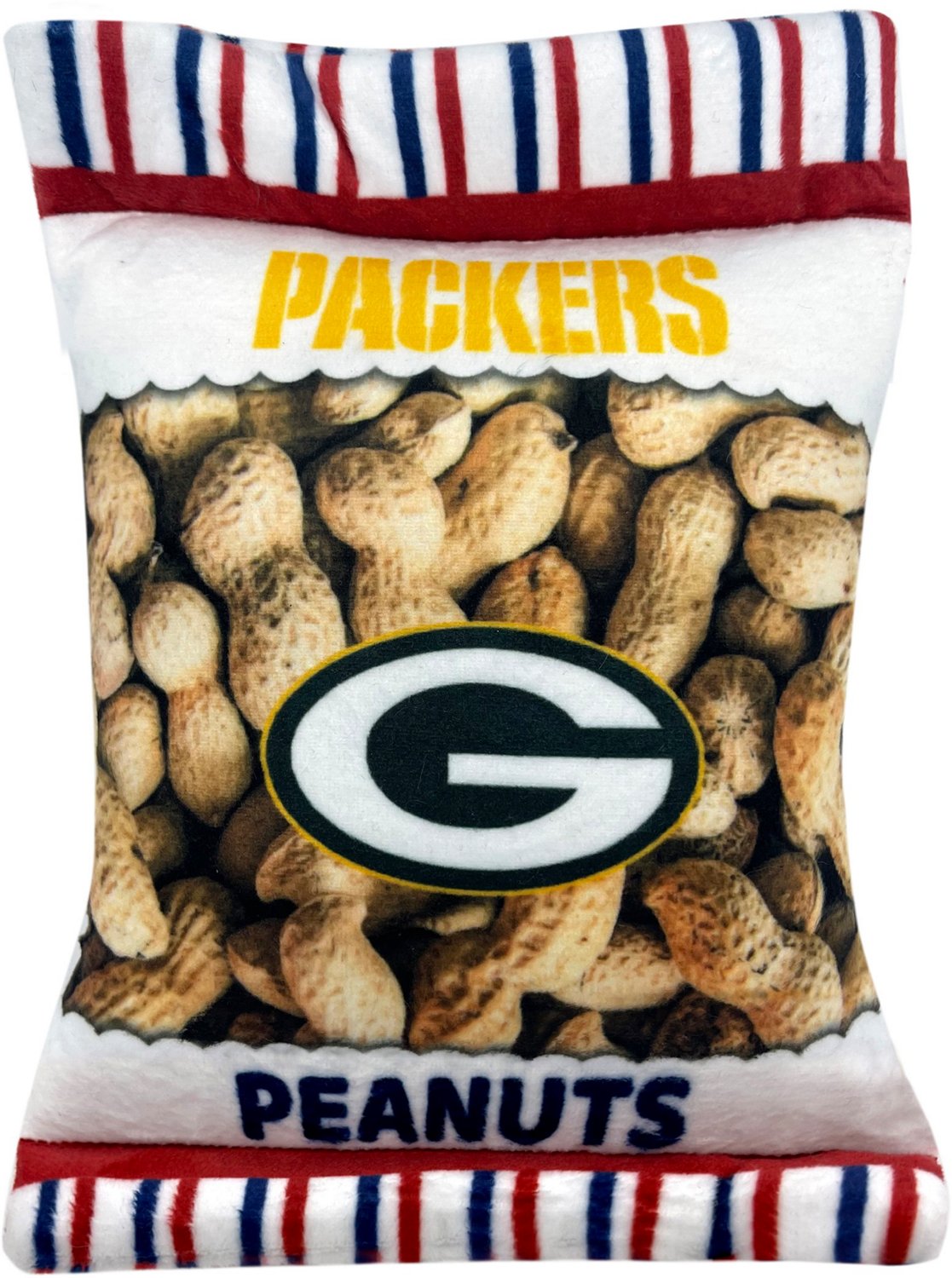 Pets First Green Bay Packers Peanut Bag Dog Toy