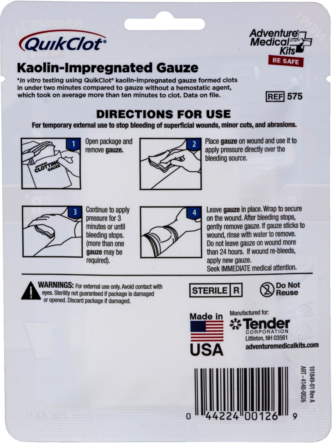 QuikClot 3 x 48 in Gauze 2-Pack                                                                                                  - view number 2