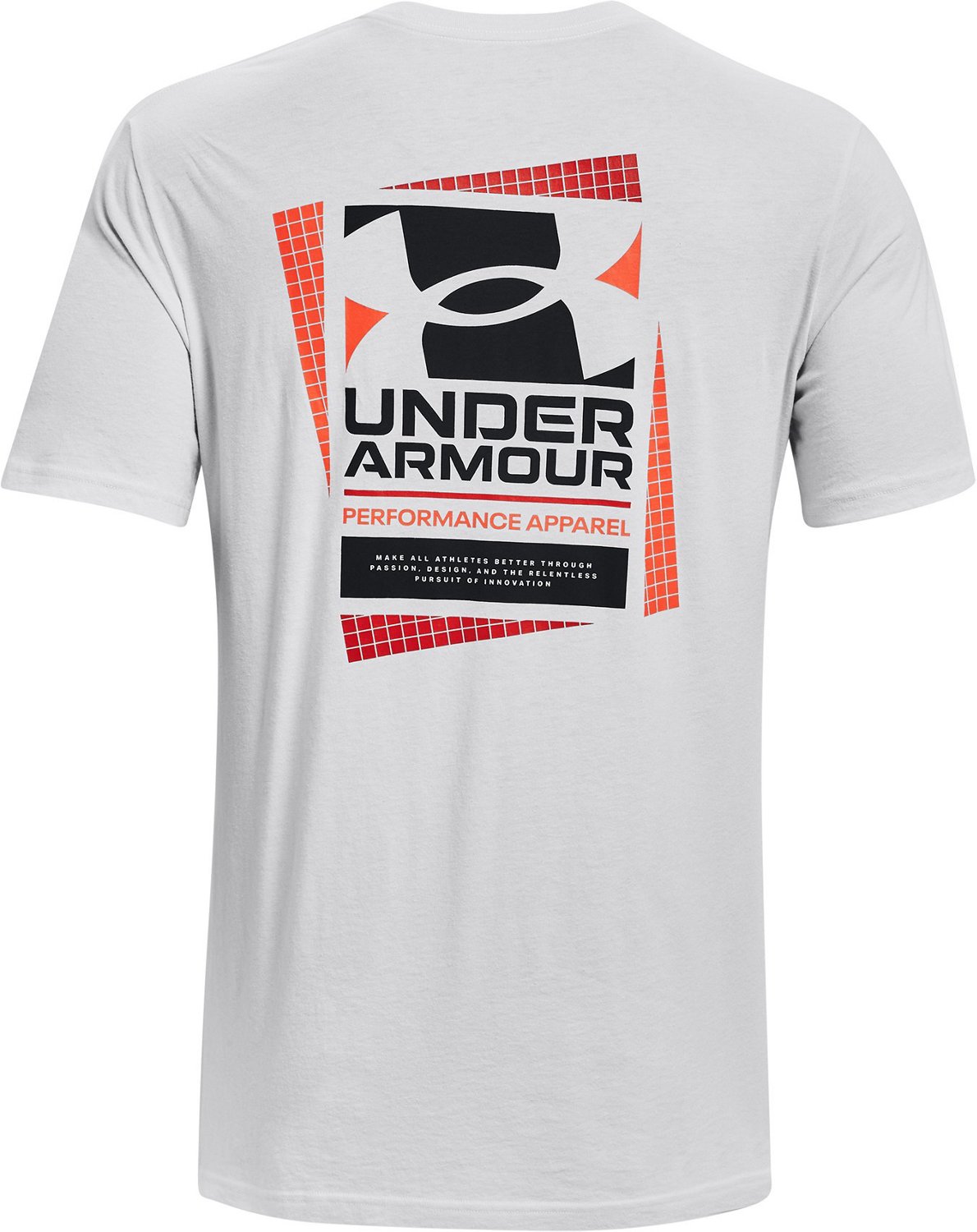 Under Armour Men's Multicolor Box Logo Short Sleeve T-shirt - view number 4