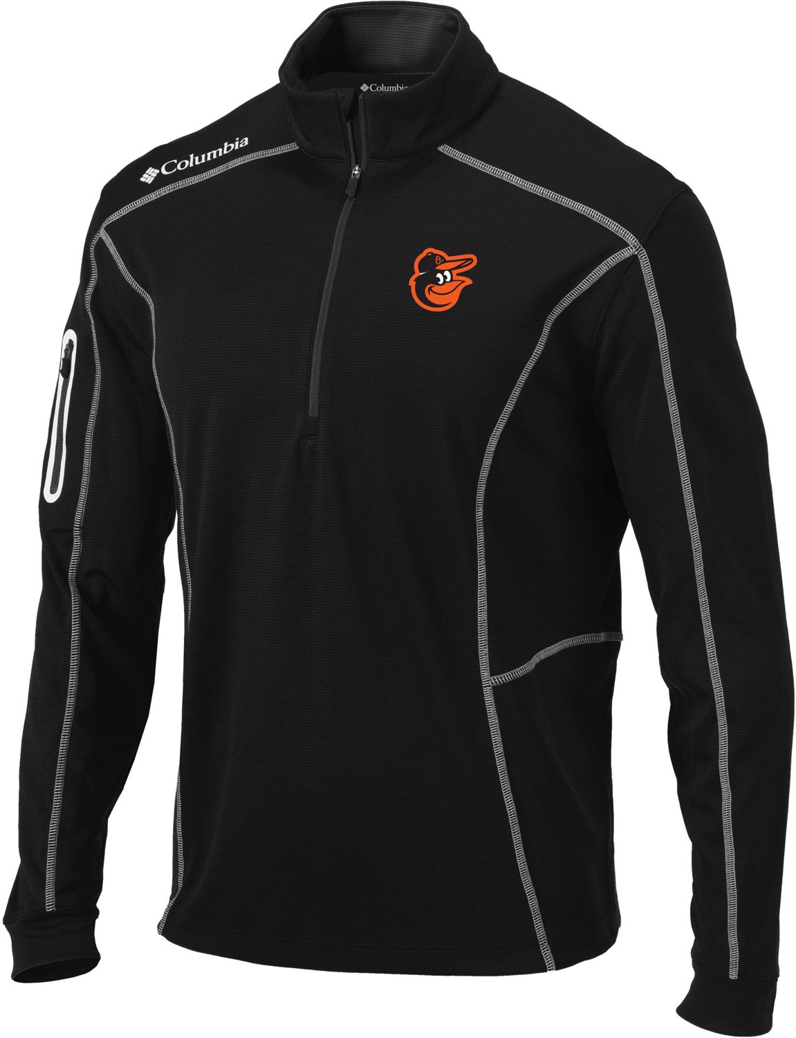 Columbia Sportswear Men's Baltimore Orioles Shotgun 1/4 Zip