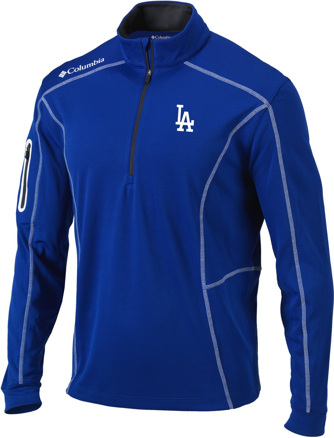 Men's Antigua Royal Los Angeles Dodgers Victory Pullover Hoodie