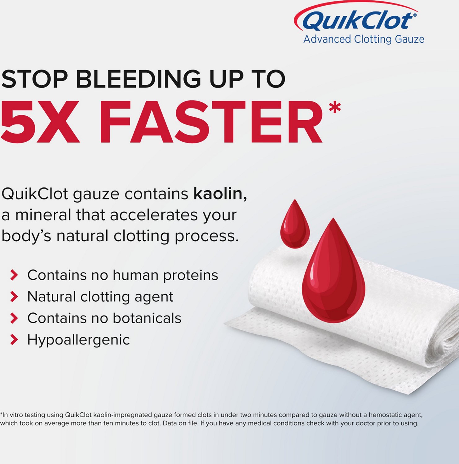 QuikClot 3 x 48 in Gauze 2-Pack                                                                                                  - view number 4