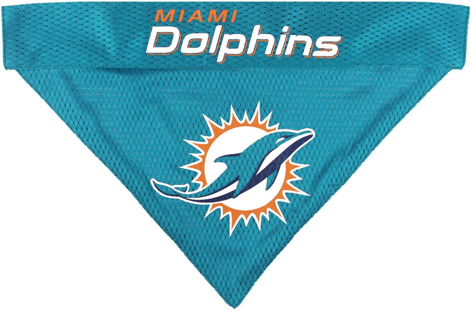Pets First Miami Dolphins Reversible Dog Bandana                                                                                 - view number 2