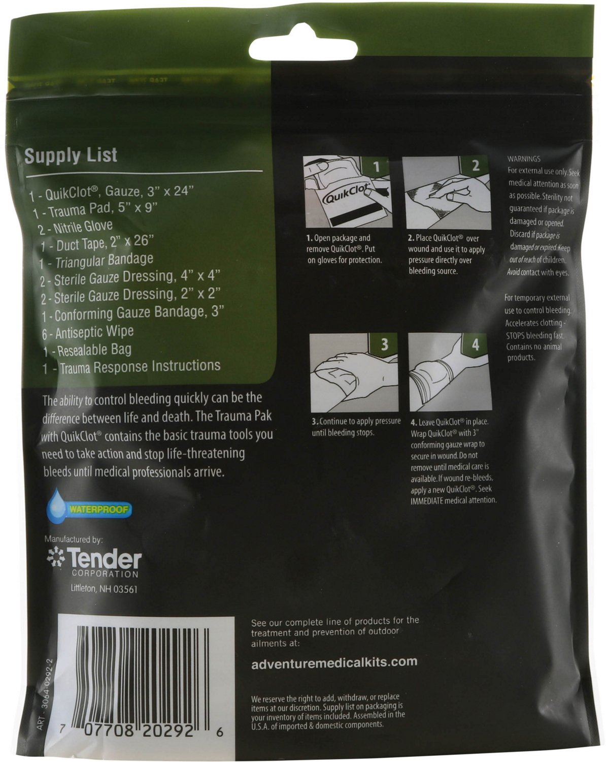 QuikClot Trauma Pak 2-Pack                                                                                                       - view number 3