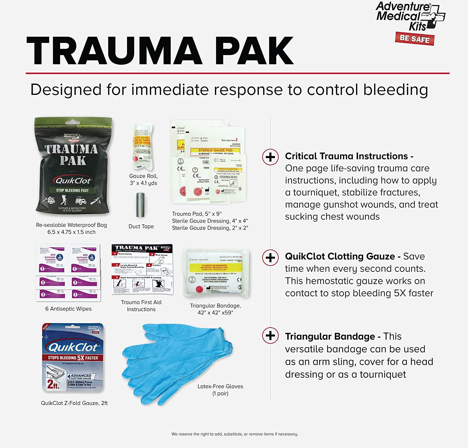 QuikClot Trauma Pak 2-Pack                                                                                                       - view number 5