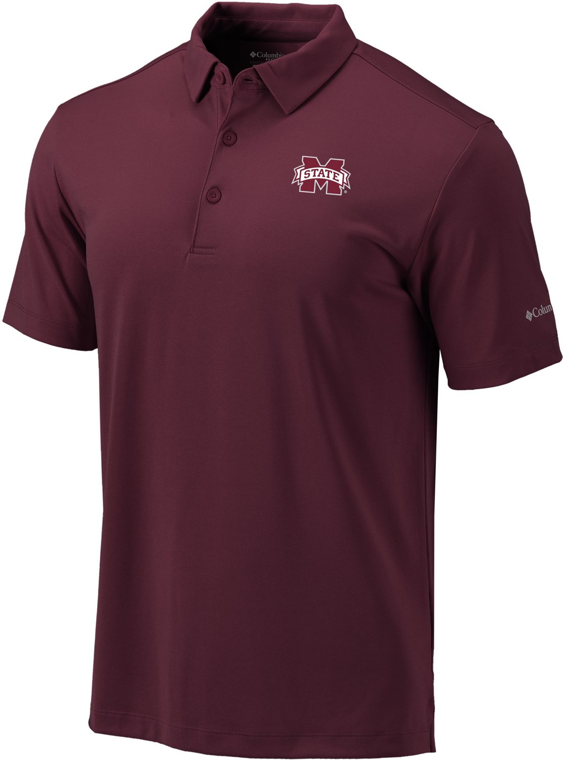 Columbia Sportswear Men's Mississippi State University Drive Polo Shirt ...