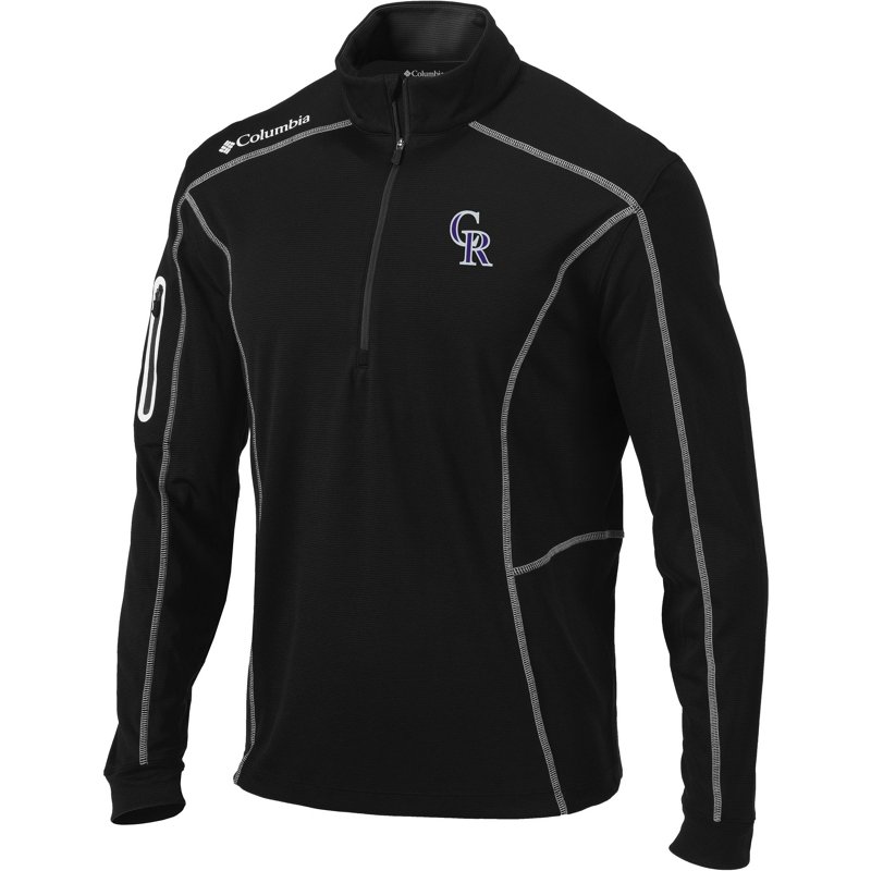 Columbia Sportswear Men's Colorado Rockies Shotgun 1/4 Zip Pullover