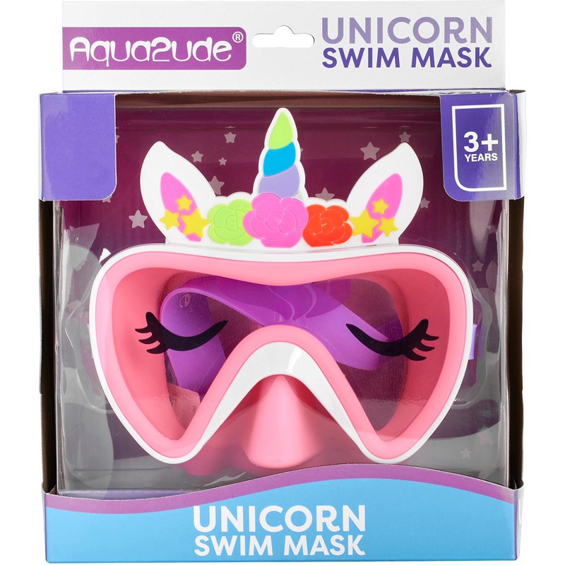 Aqua2ude Girls' Novelty Unicorn Swim Mask - Swim And Diving Accessories at Academy Sports