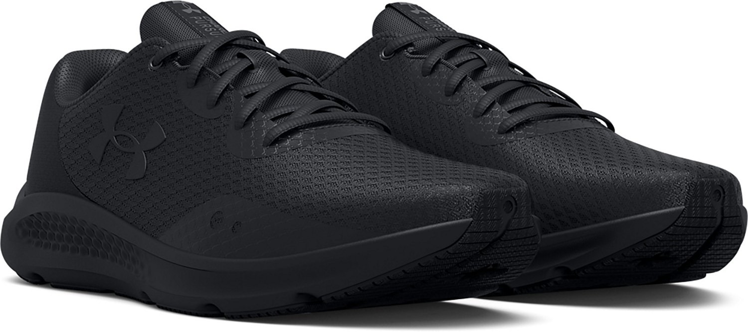 All black outlet under armor shoes