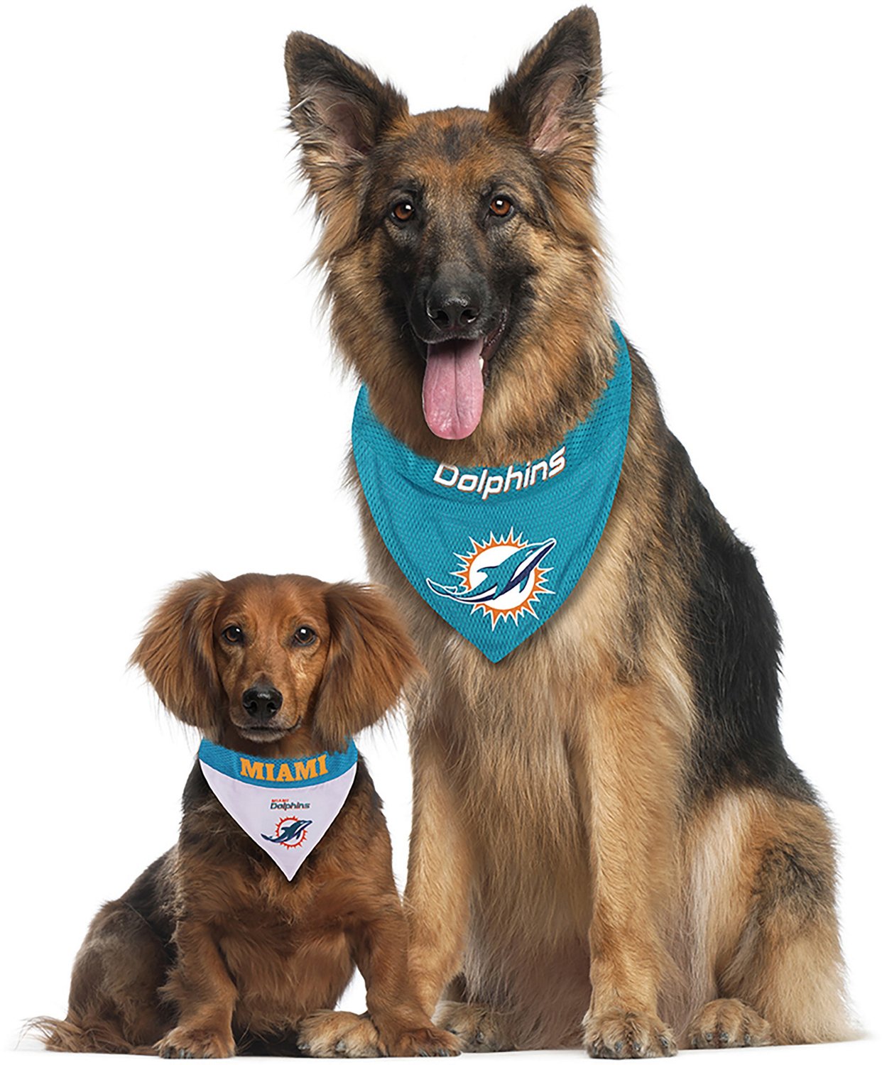 Pets First Miami Dolphins Reversible Dog Bandana                                                                                 - view number 4