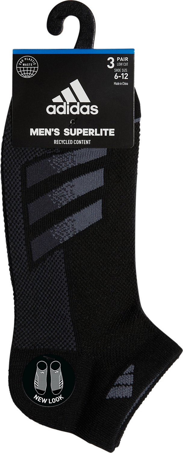 adidas Men's Superlite III Low Cut Socks 3-Pack - view number 3