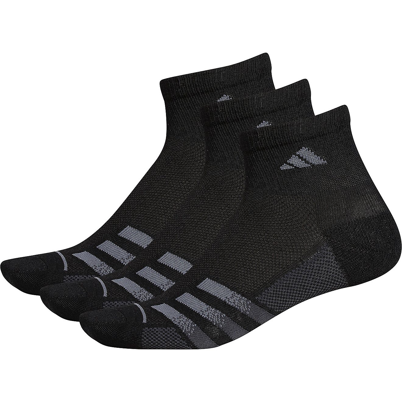 adidas Men's Superlite Stripe III Quarter Socks 3-Pack                                                                           - view number 2