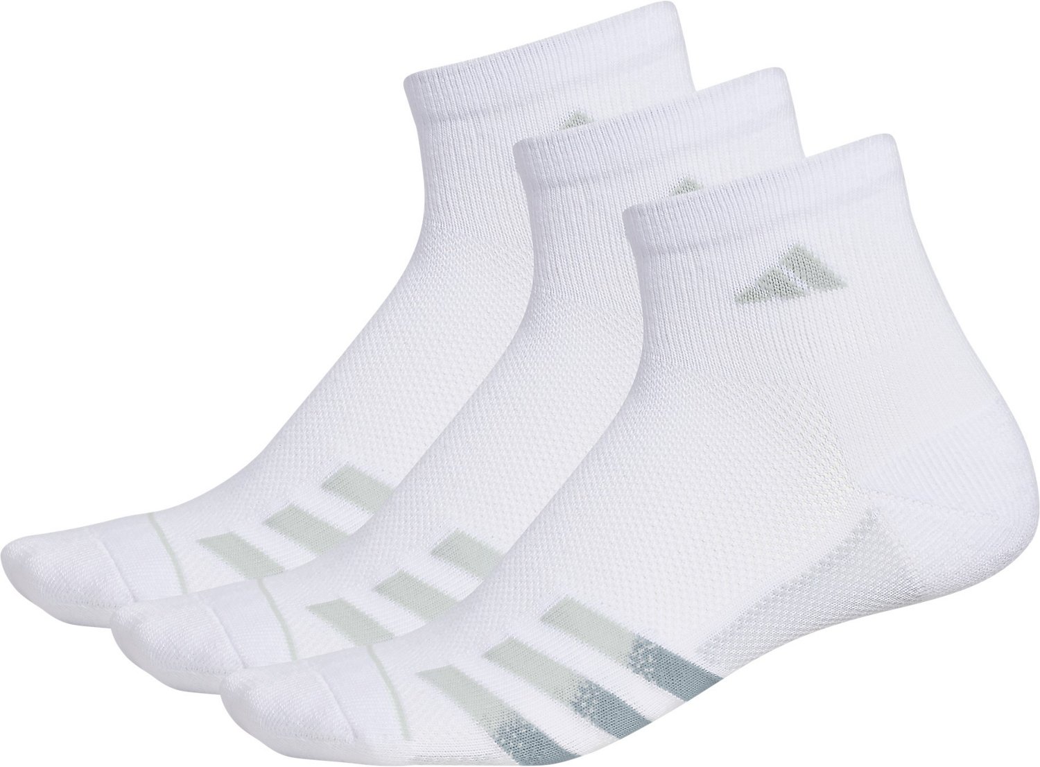 adidas Men's Superlite Stripe III Quarter Socks 3-Pack - view number 2