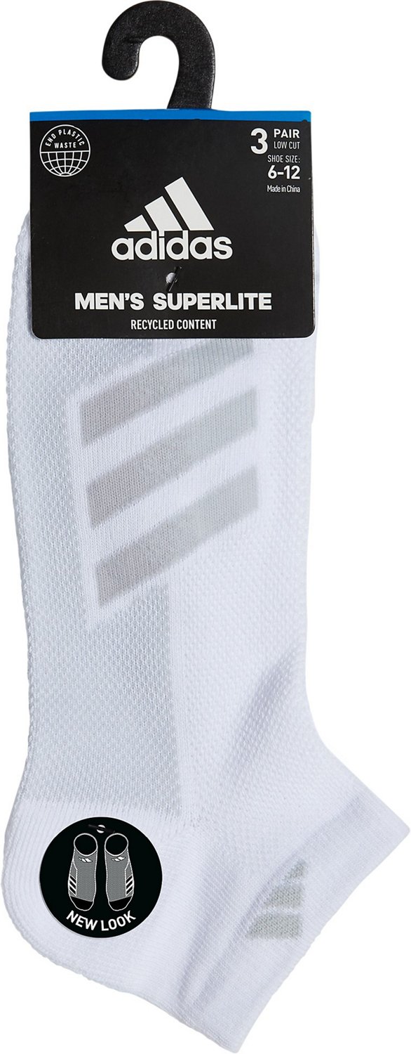 adidas Men's Superlite III Low Cut Socks 3-Pack - view number 3