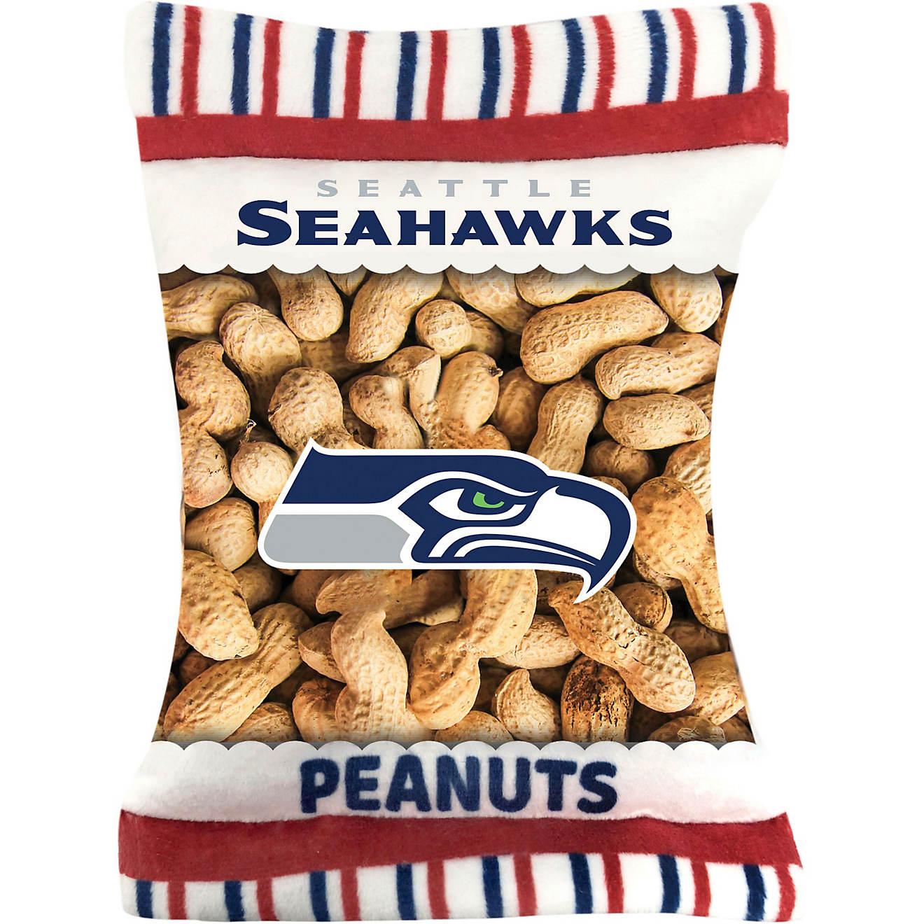 Pets First Seattle Seahawks Peanut Bag Dog Toy                                                                                   - view number 1