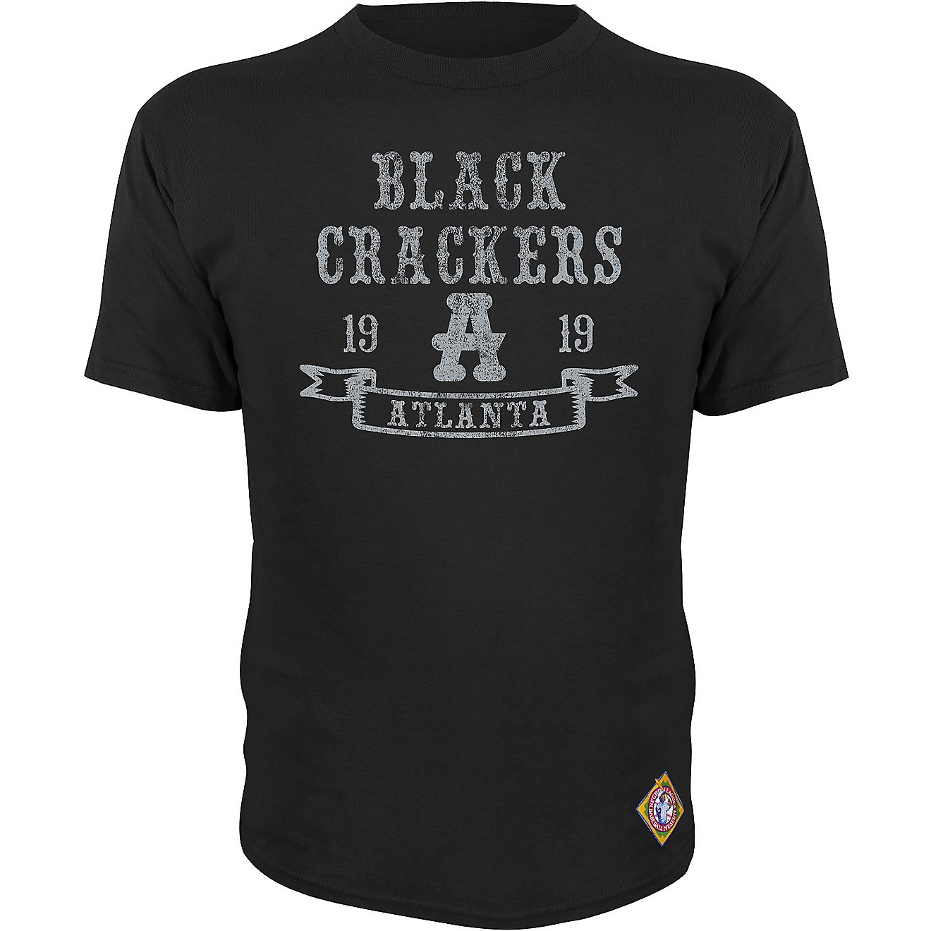 Stitches Men's Black Crackers Team Graphic Short Sleeve T-shirt                                                                  - view number 1