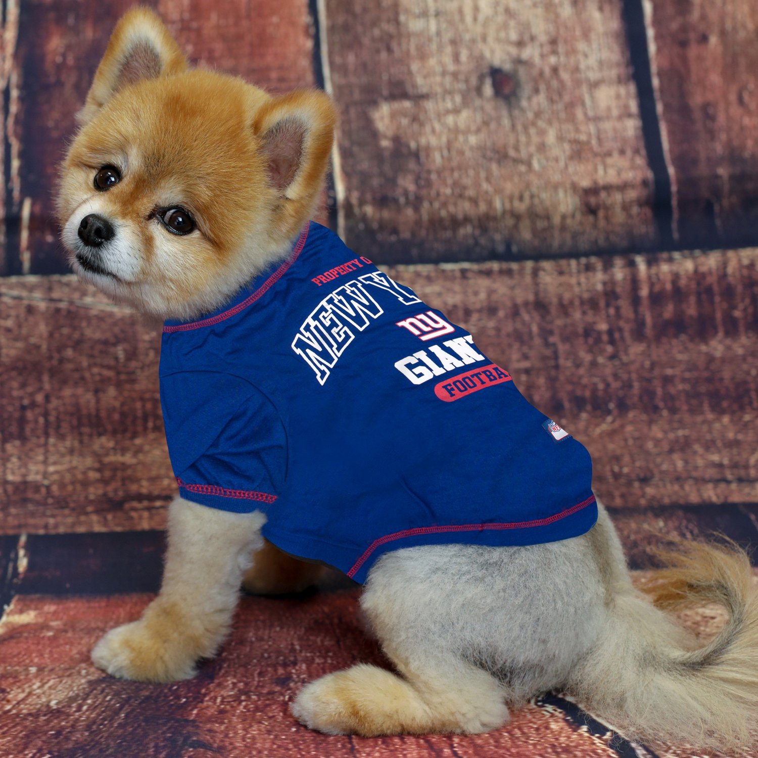 new york giants dog sweater
