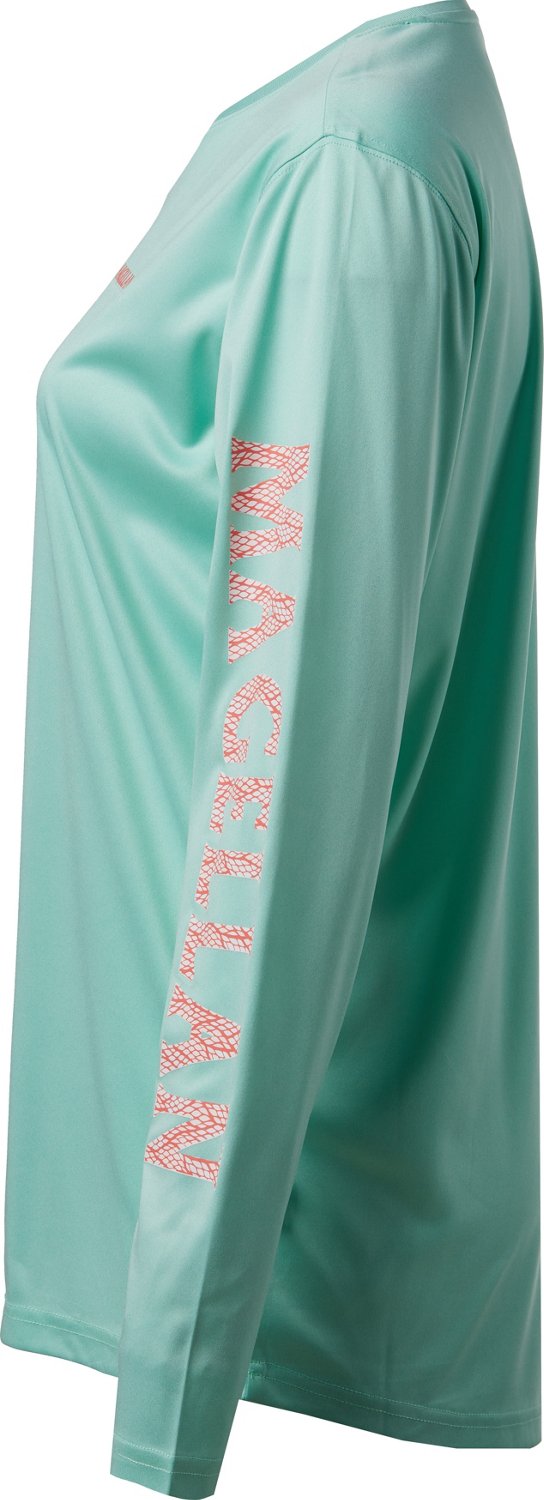 Magellan Outdoors Women's Caddo Lake Logo Crew Long Sleeve T-shirt