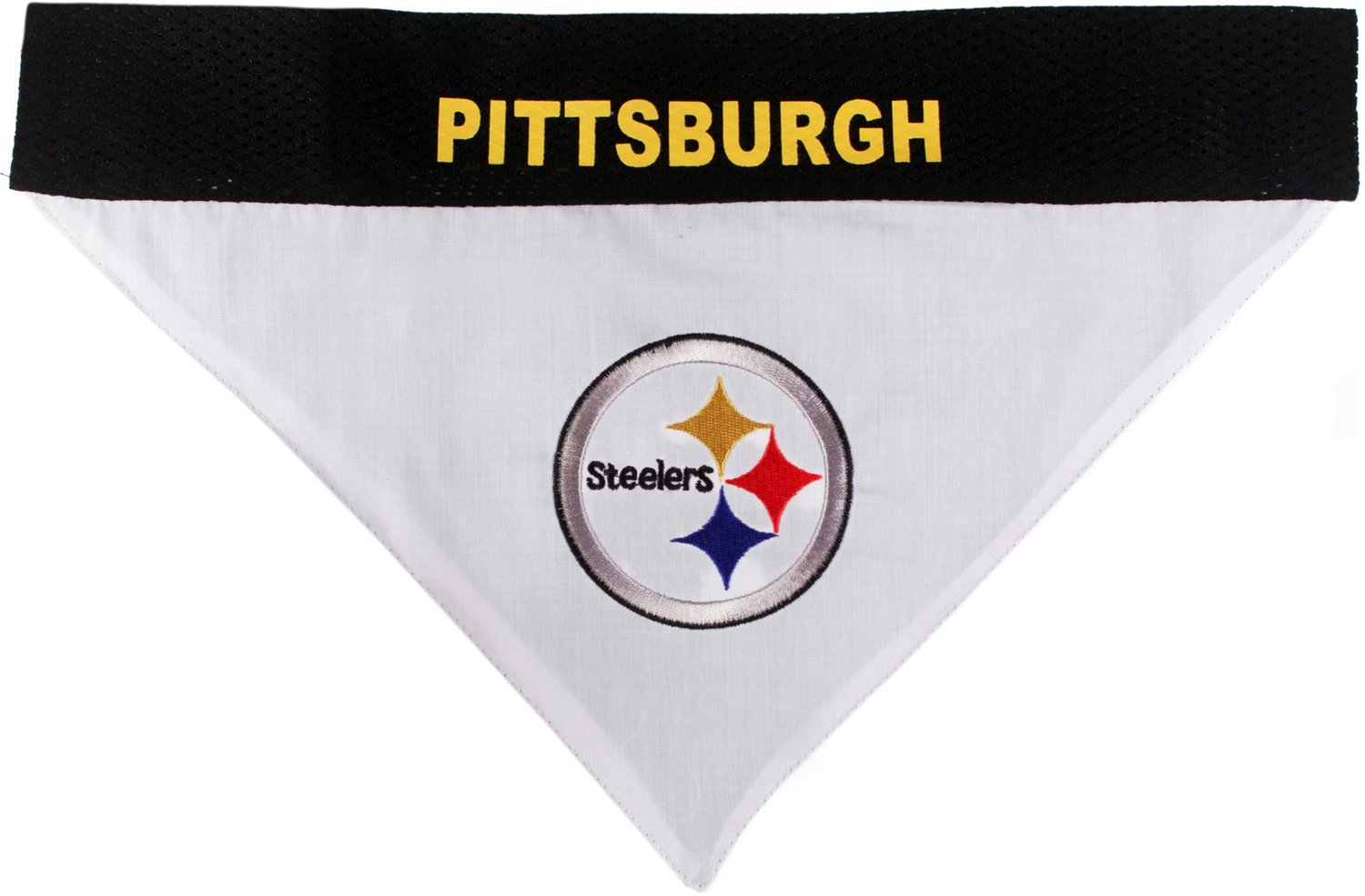 Pets First Pittsburgh Steelers Reversible Dog Bandana Academy