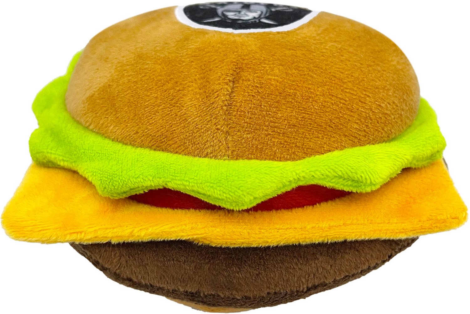 Pets First Oakland Raiders Hamburger Dog Toy Academy