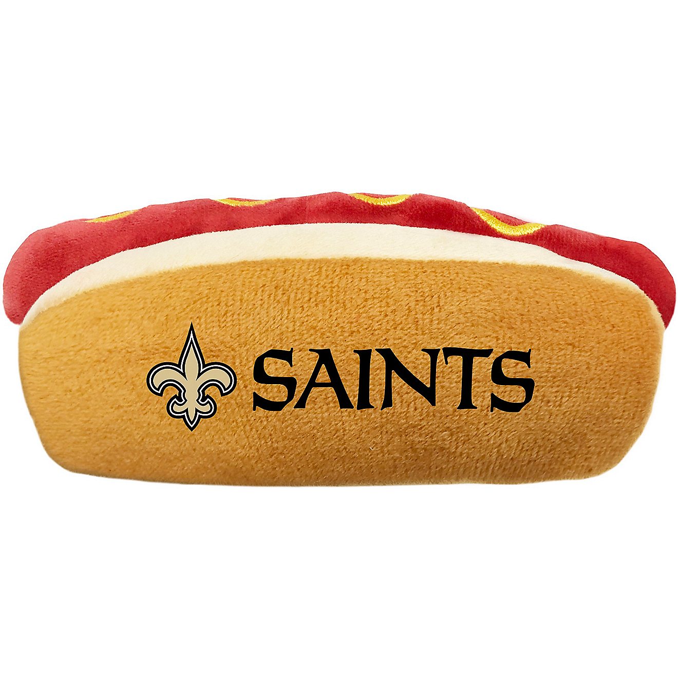 Pets First New Orleans Saints Hot Dog Toy                                                                                        - view number 1