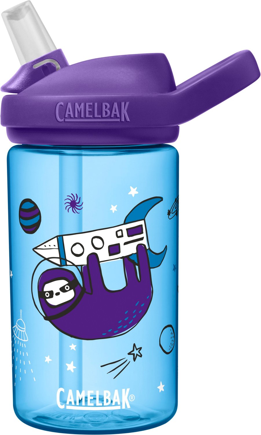 CamelBak Kids' eddy+ 14 oz Sloths in Space Water Bottle - view number 2