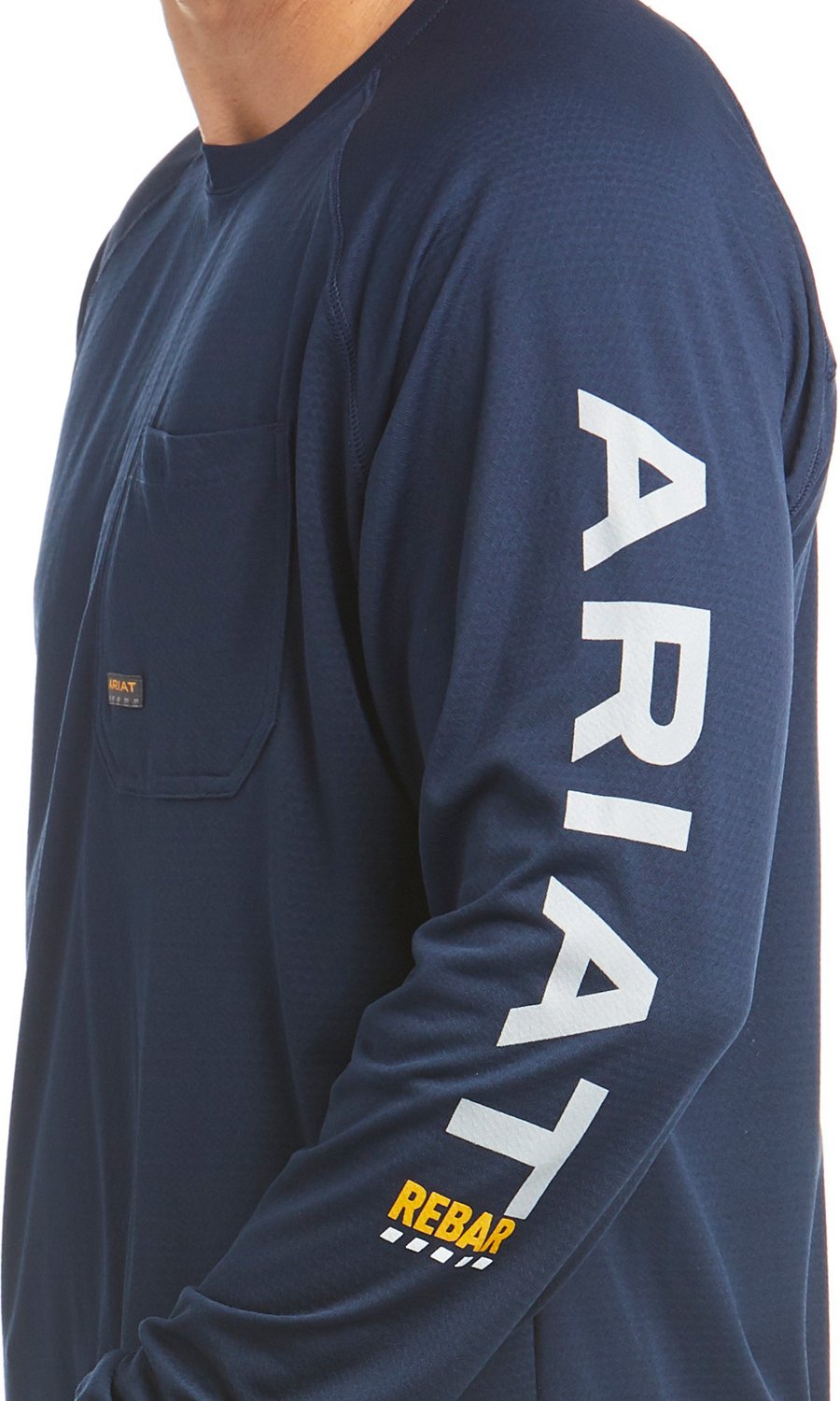 Ariat Men's Rebar HeatFighter Long Sleeve T-shirt - view number 3